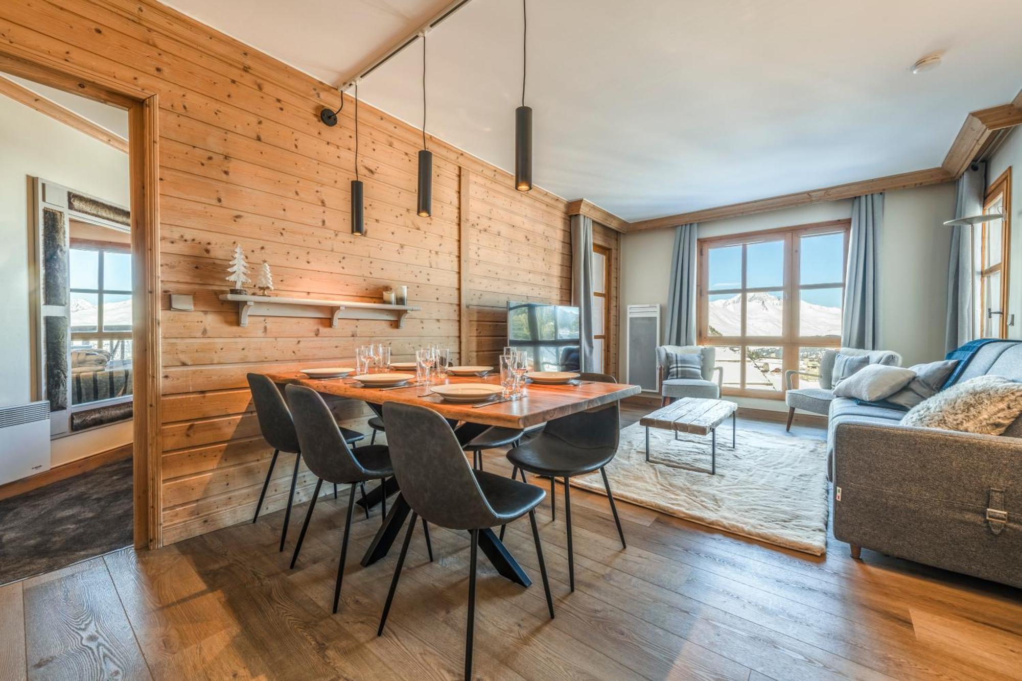 Appt Renove, 6 Personnes Arc 1950 Vue Exceptionnelle Montblanc, Sauna, Hammam, Piscine Int Et Ext Les Arcs  Exterior foto